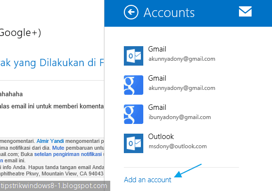 Cara Menggunakan Aplikasi "Mail" di Windows 8.1
