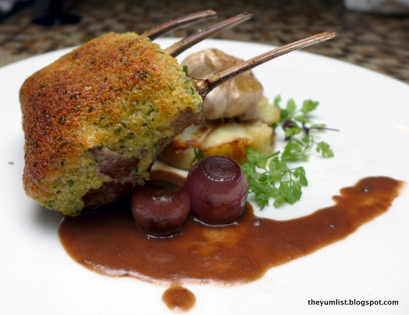 Crusted Lamb Rack river grill, malacca