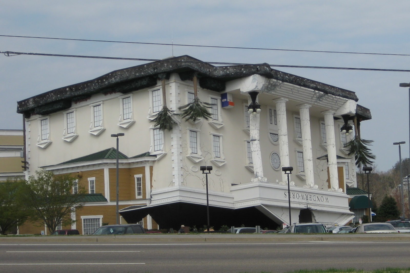 I see your crooked house in Poland and raise you the upside down house in Gatlinburg, TN r/pics