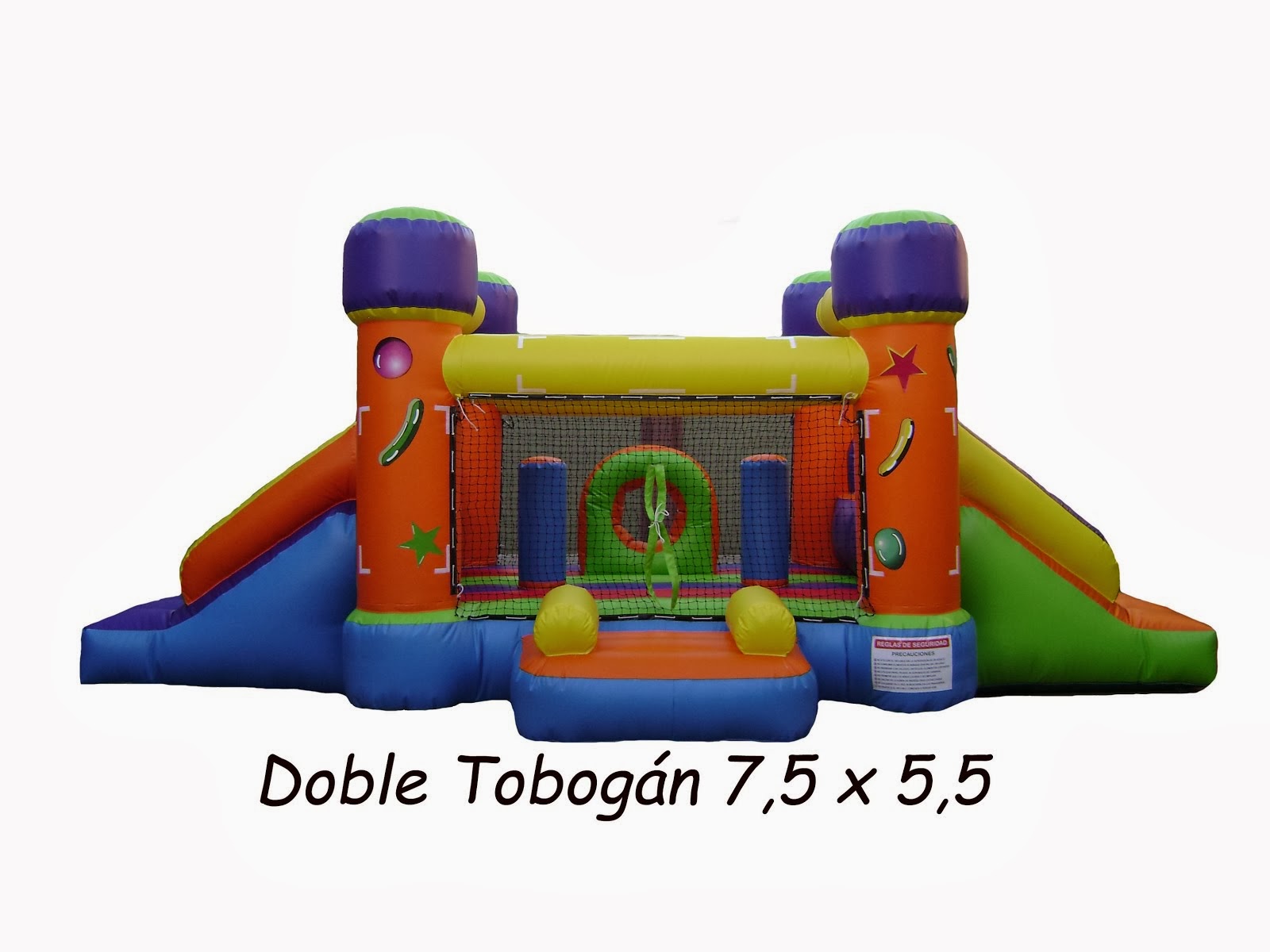 DOBLE TOBOGAN 7,5 x 4,5