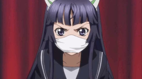 Brunette watching anime otngagged