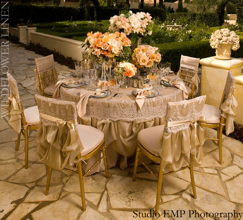 table setting at buffet wedding reception images