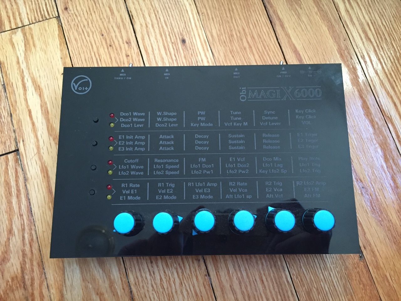 MATRIXSYNTH Oberheim Matrix 6R Synthesizer + Obimagix 6000 Midi Knob Controller