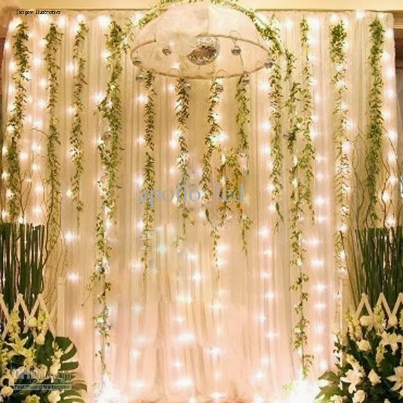 decoracao de casamento que eu posso fazer:pontos de luz, acortina de LED irá fazer do ambiente do seu casamento decoracao de casamento que eu posso fazer:pontos de luz, acortina de LED irá fazer do ambiente do seu casamento