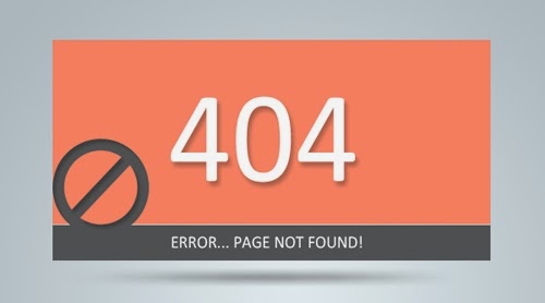 Clean 404 Error Template