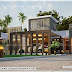 Proposed house in Trivandrum - Modern contemporary home