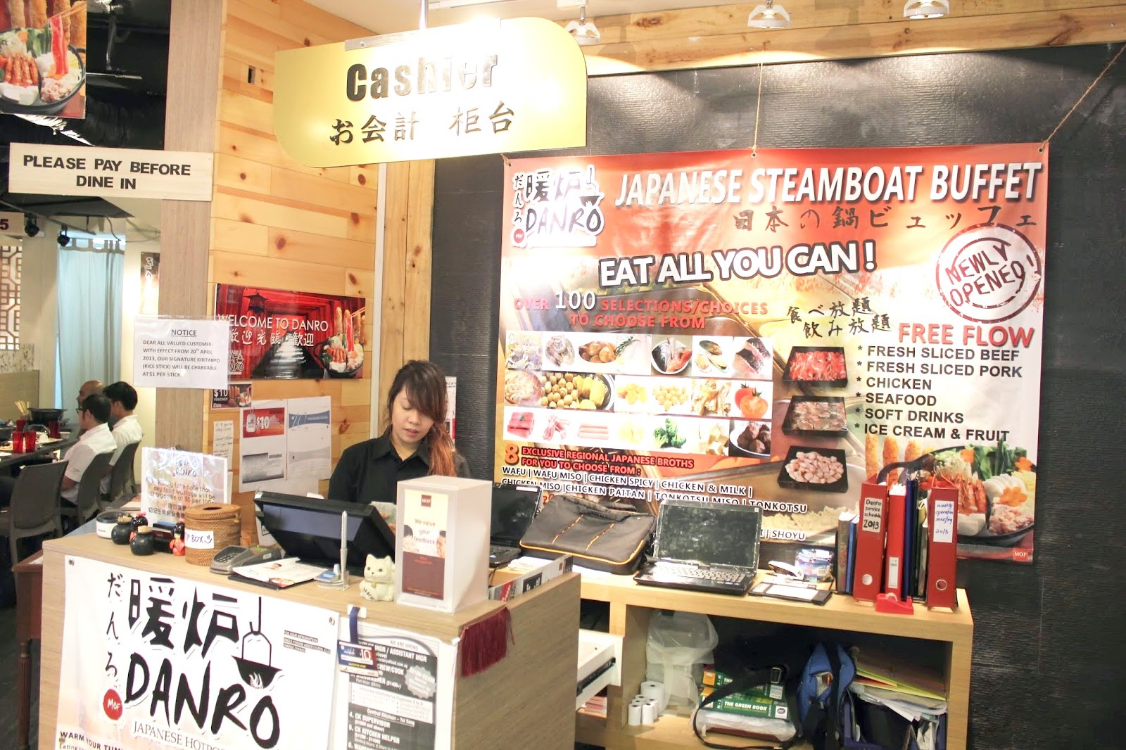 My experience at DANRO Japanese Hot Pot, Ministry Of Food (Serangoon)