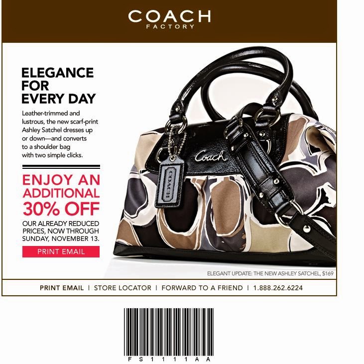 Free Printable Coupons Coach Coupons