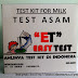 Milk Test Kit - Test Asam merk ET