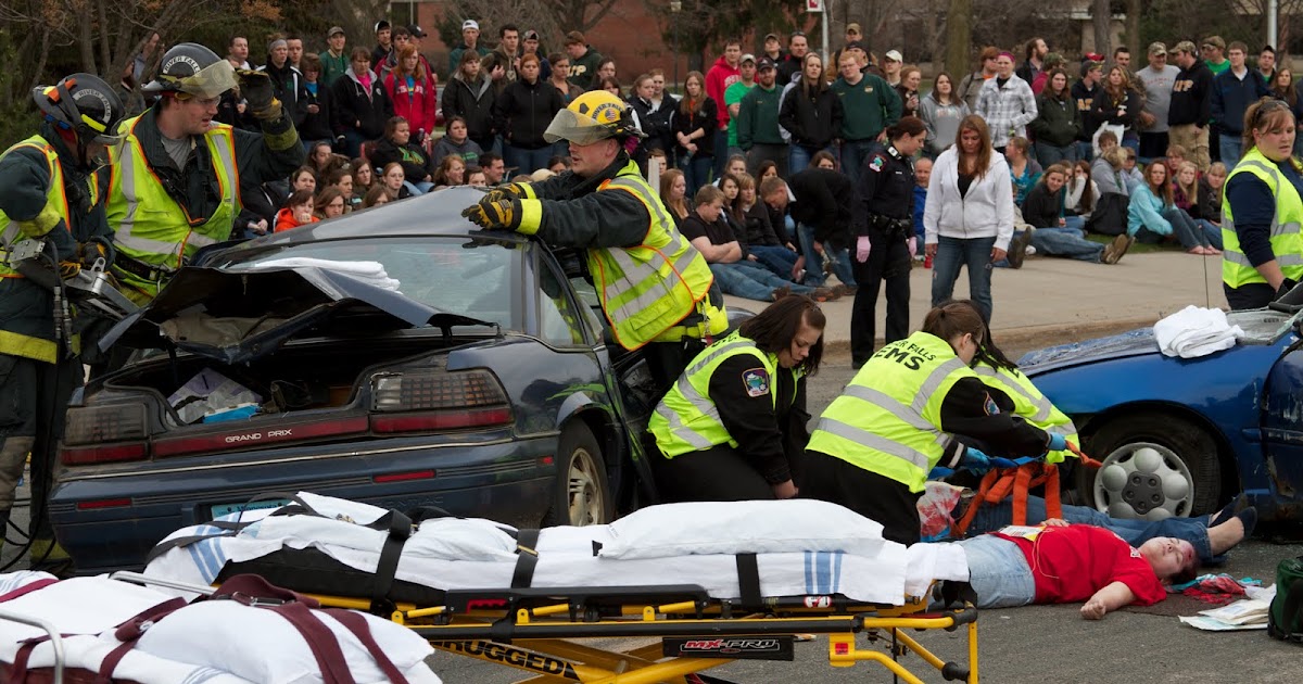 River Falls, WI Daily Photo Mock Crash