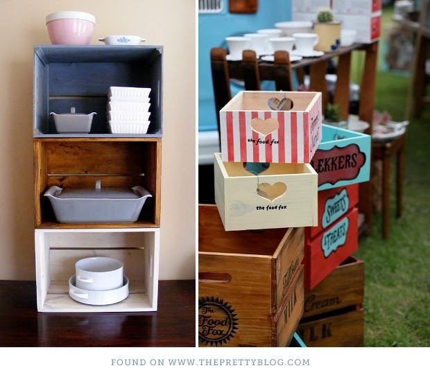 from VLC with ♥ Decora con cajones de madera