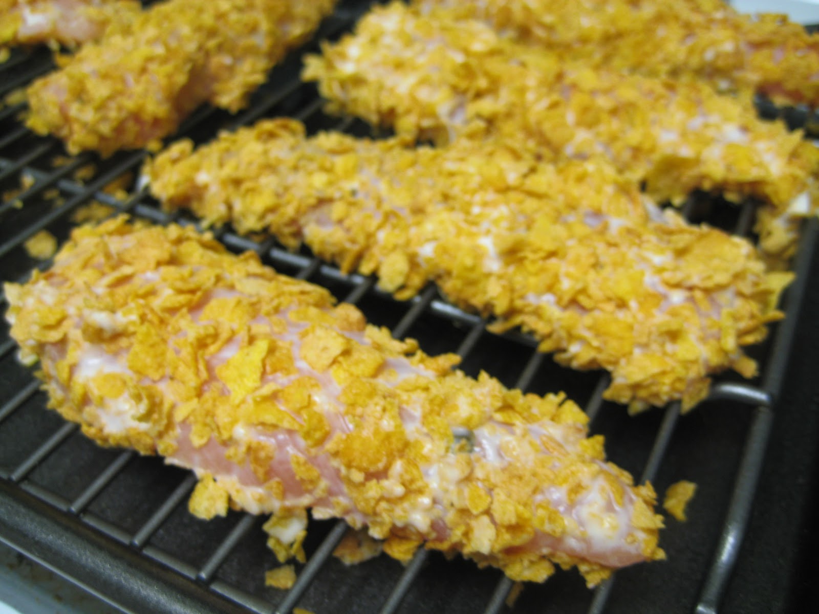 The Foodista Chronicles Baked Corn Flake Chicken