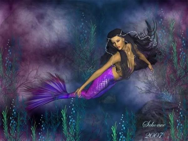 Beautiful Mermaid Paintings