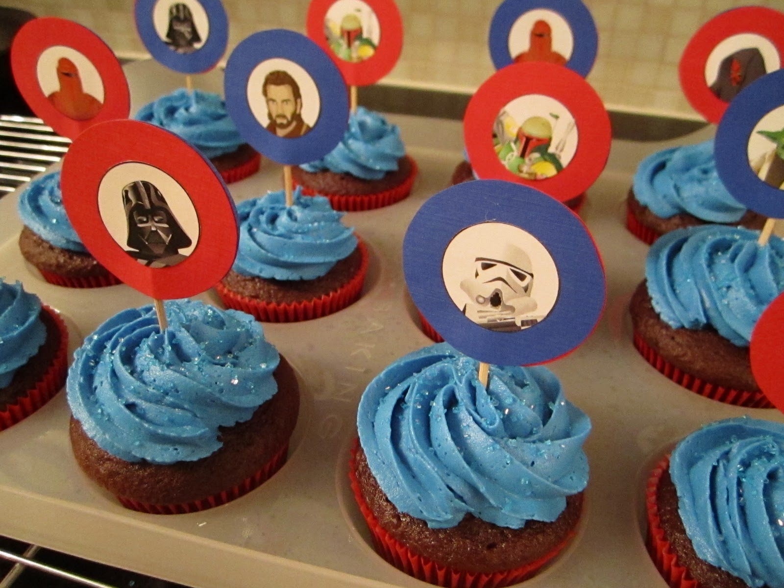 Star Wars Cupcake Decorations Star Wars Cupcake Decorations
