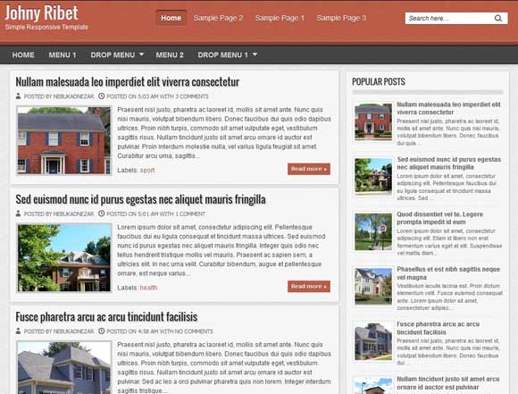 Johny Ribet Blogger Template Johny Ribet Blogger Template