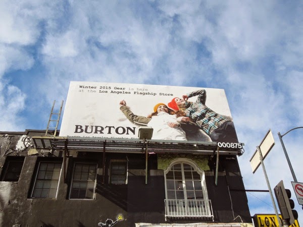 Burton Winter Gear 2015 billboard Burton Winter Gear 2015 billboard