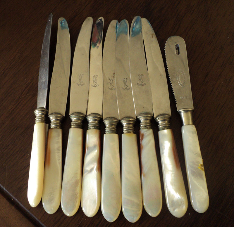 Servizio posate madreperla Solingen Wald Alto Rostfrei mother pearl