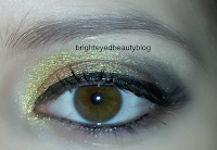 Gold and Grey Eyeshadow Look, http://brighteyedbeautyblog.blogspot.com.au/2013/01/series-vice-palettegold-and-grey.html