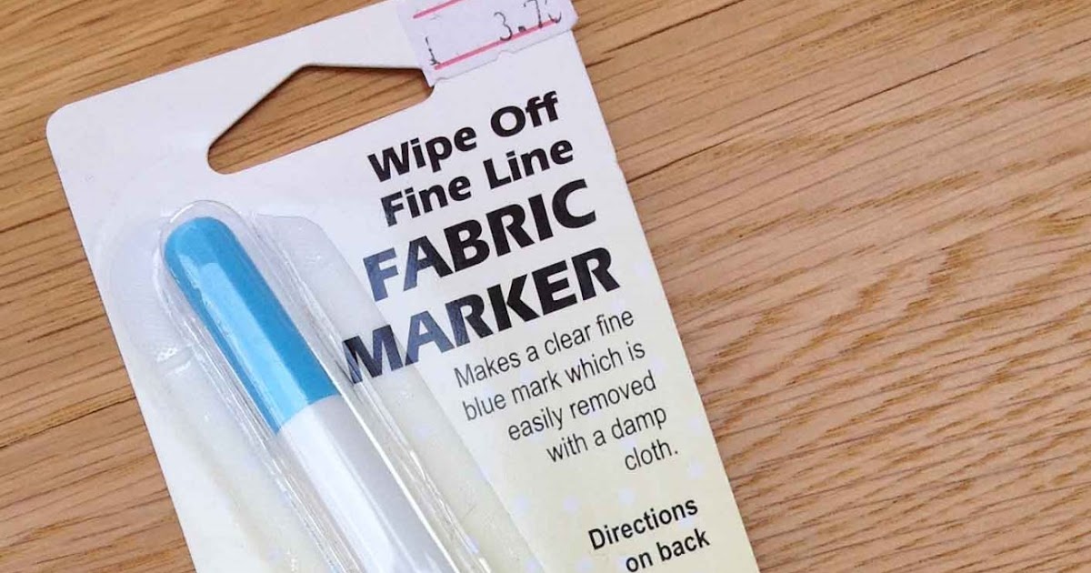 Fabadashery Hand Quilting Wipe Off Fabric Marker