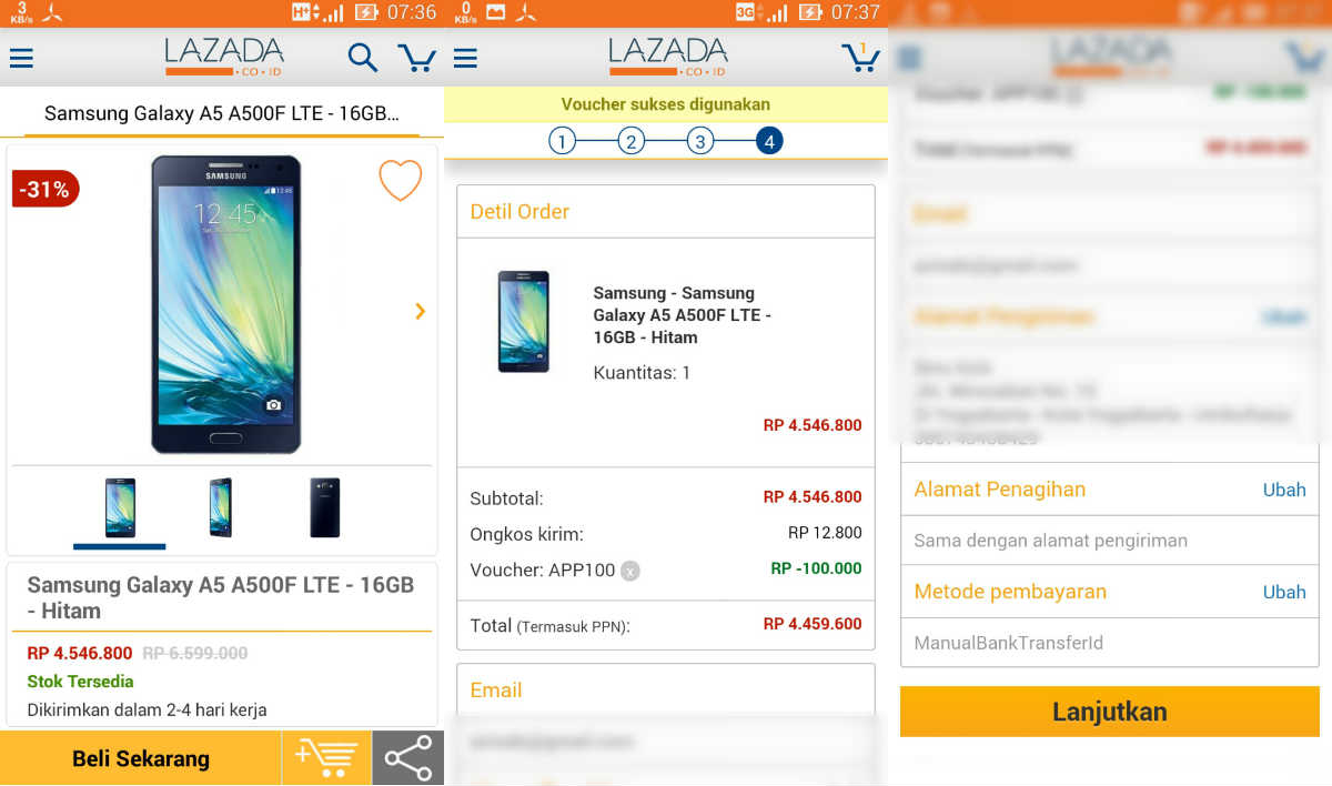 Cara Belanja di Lazada di ASUS Zenfone Cara Belanja di Lazada di ASUS Zenfone