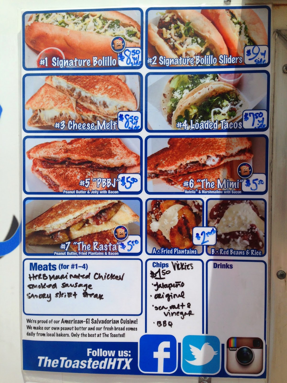 Houston Food Truck Reviews The Toasted Signature Bolillo