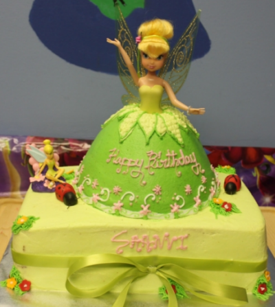 Tinkerbell Birthday Cake on Themed Cakes  Birthday Cakes  Wedding Cakes  Doll Themed Cakes
