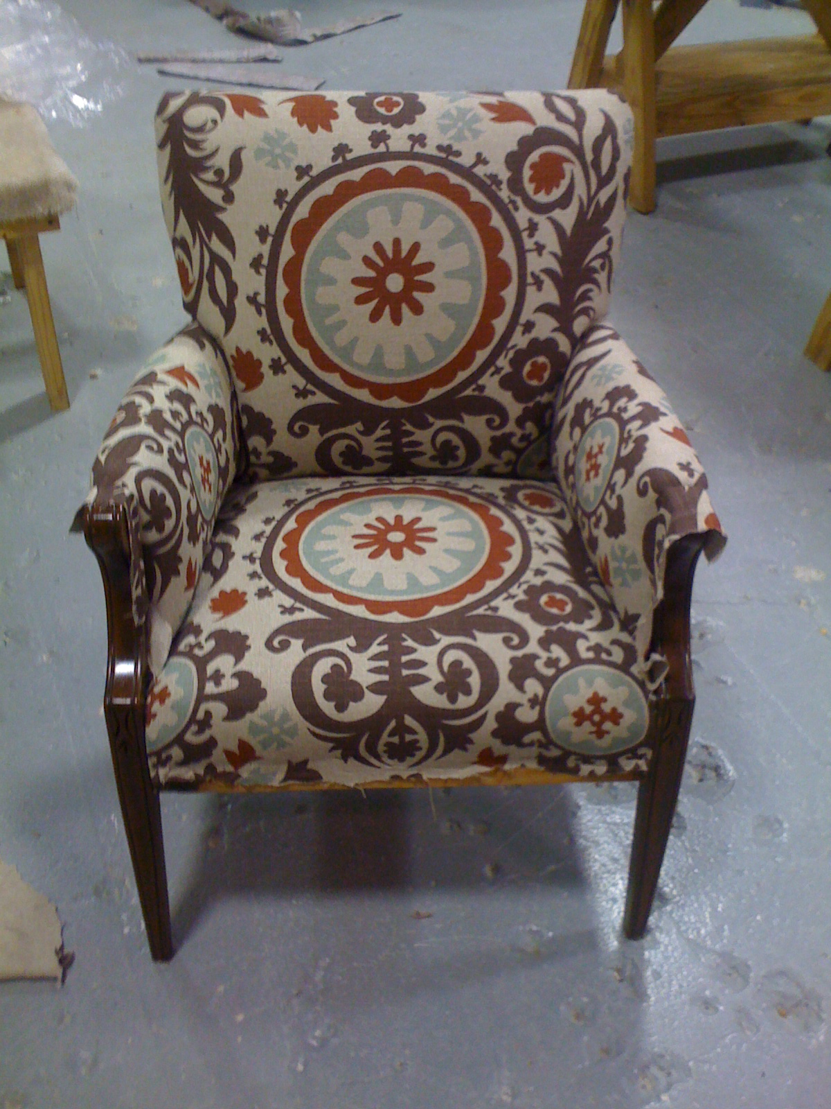furniture {reincarnated} How to Reupholster an Armchair