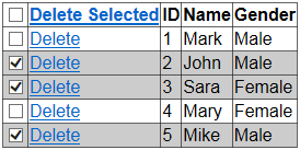 gridview change row color when checkbox is checked