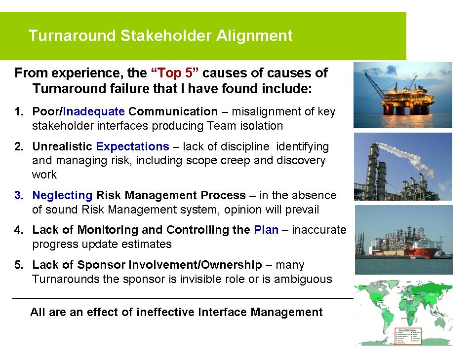 Facility Project & Turnaround Management
