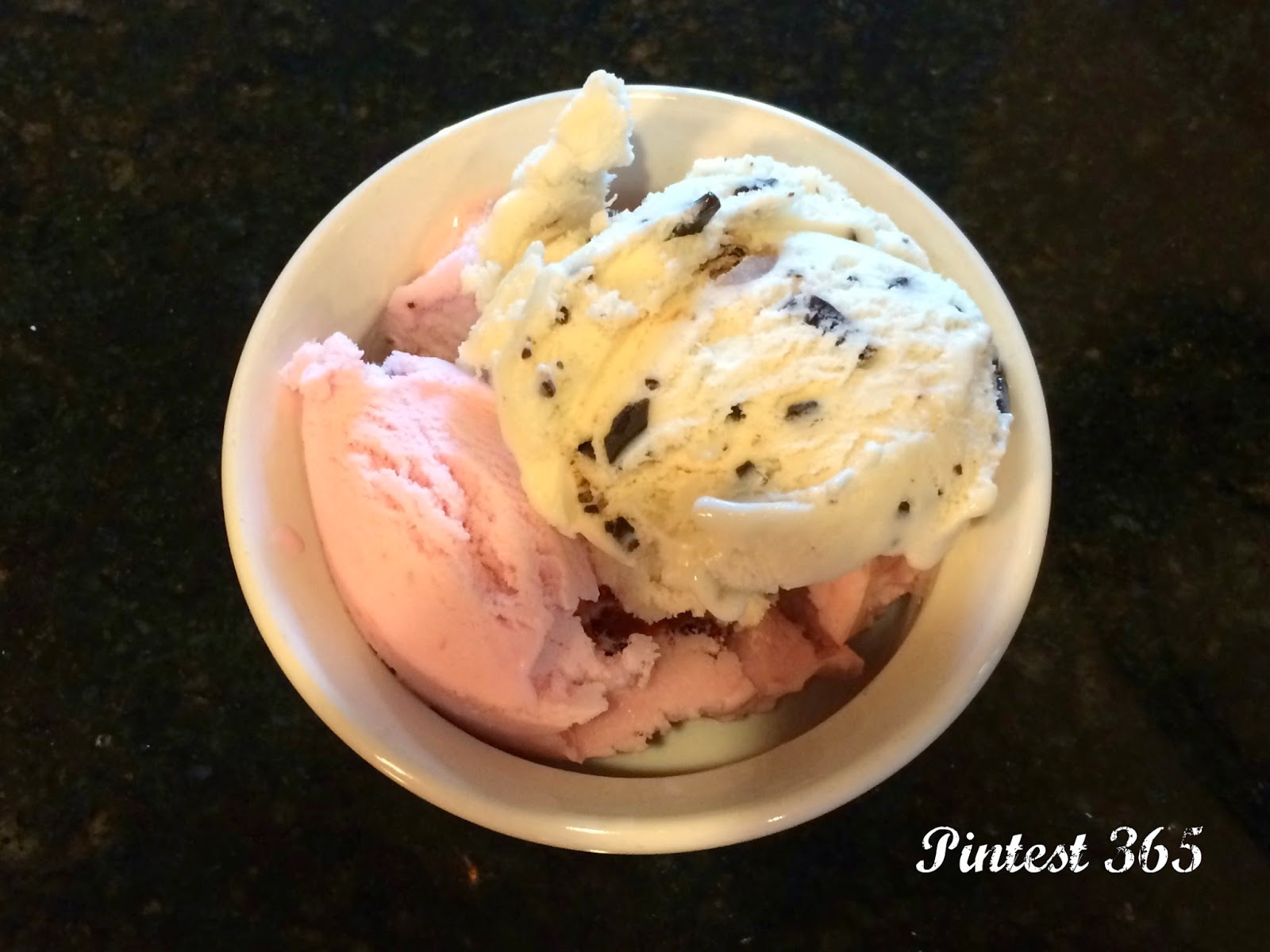 Pintest 365. Day 130 Storing Ice Cream in a Ziploc to Keep Soft (fail).