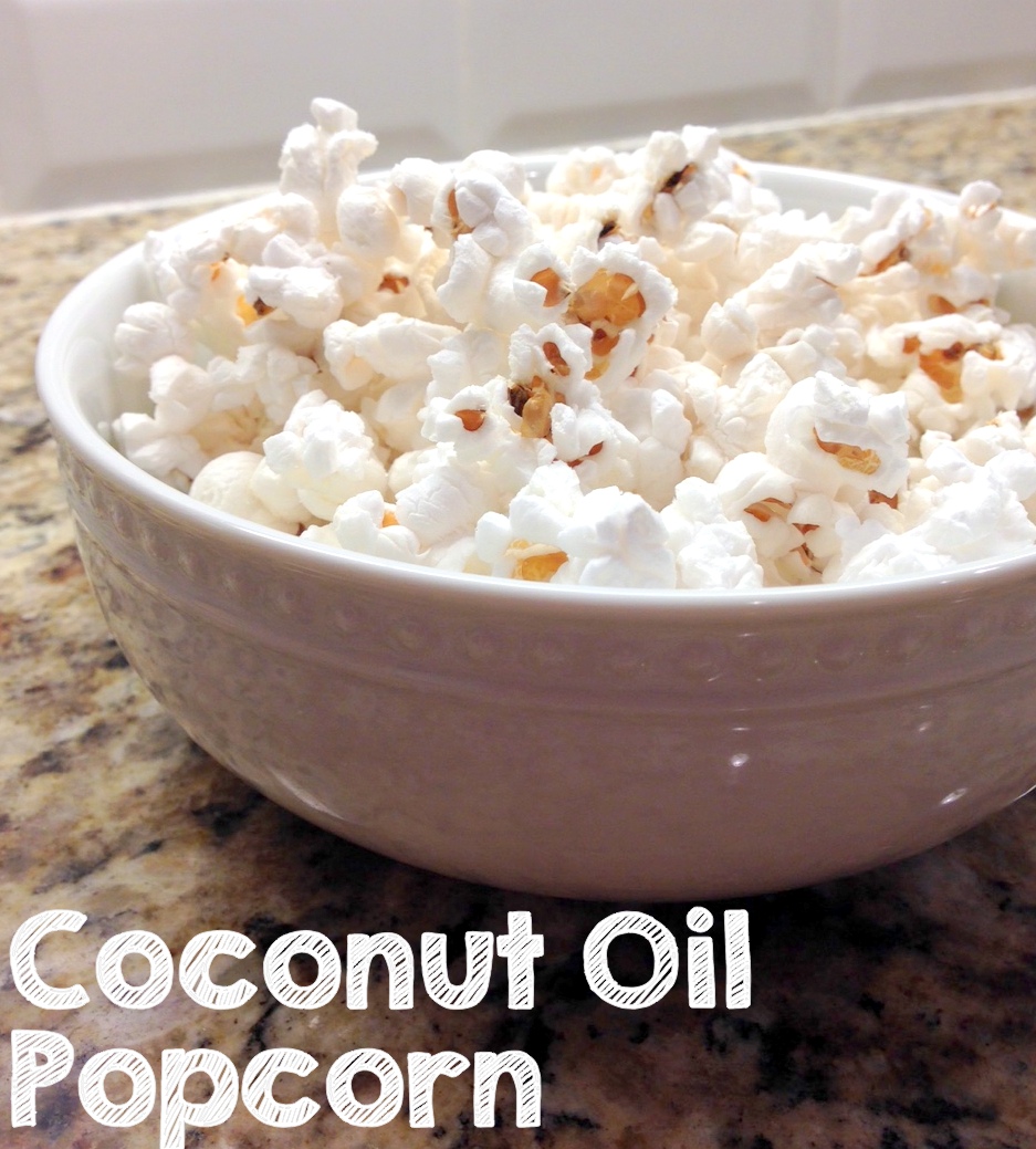Live and Learn From the Kitchen Coconut Oil Popcorn