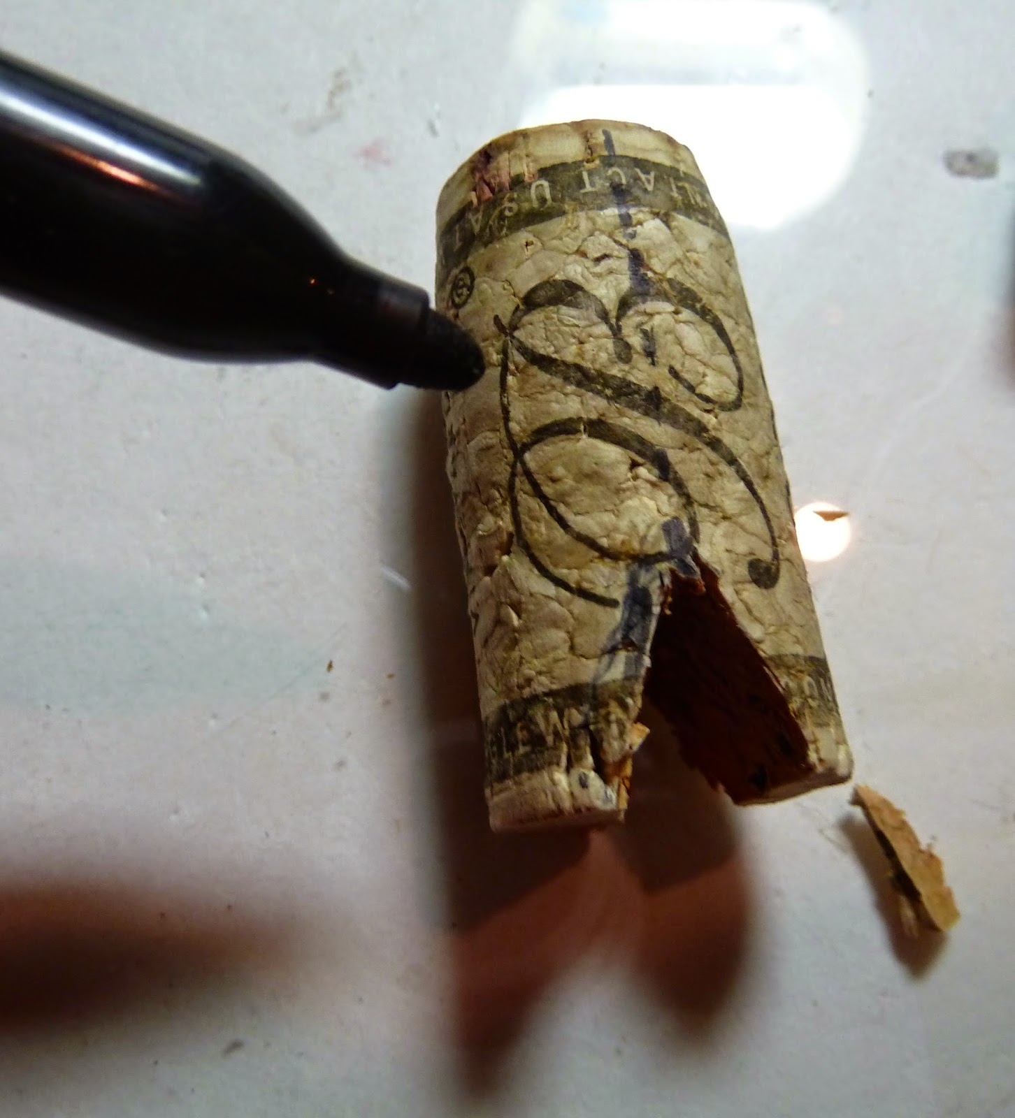 Make it easy crafts Wine cork horse ornament