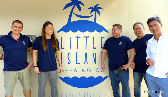 The Team at Little Island Brewing Co. changi, singapore, craft beer