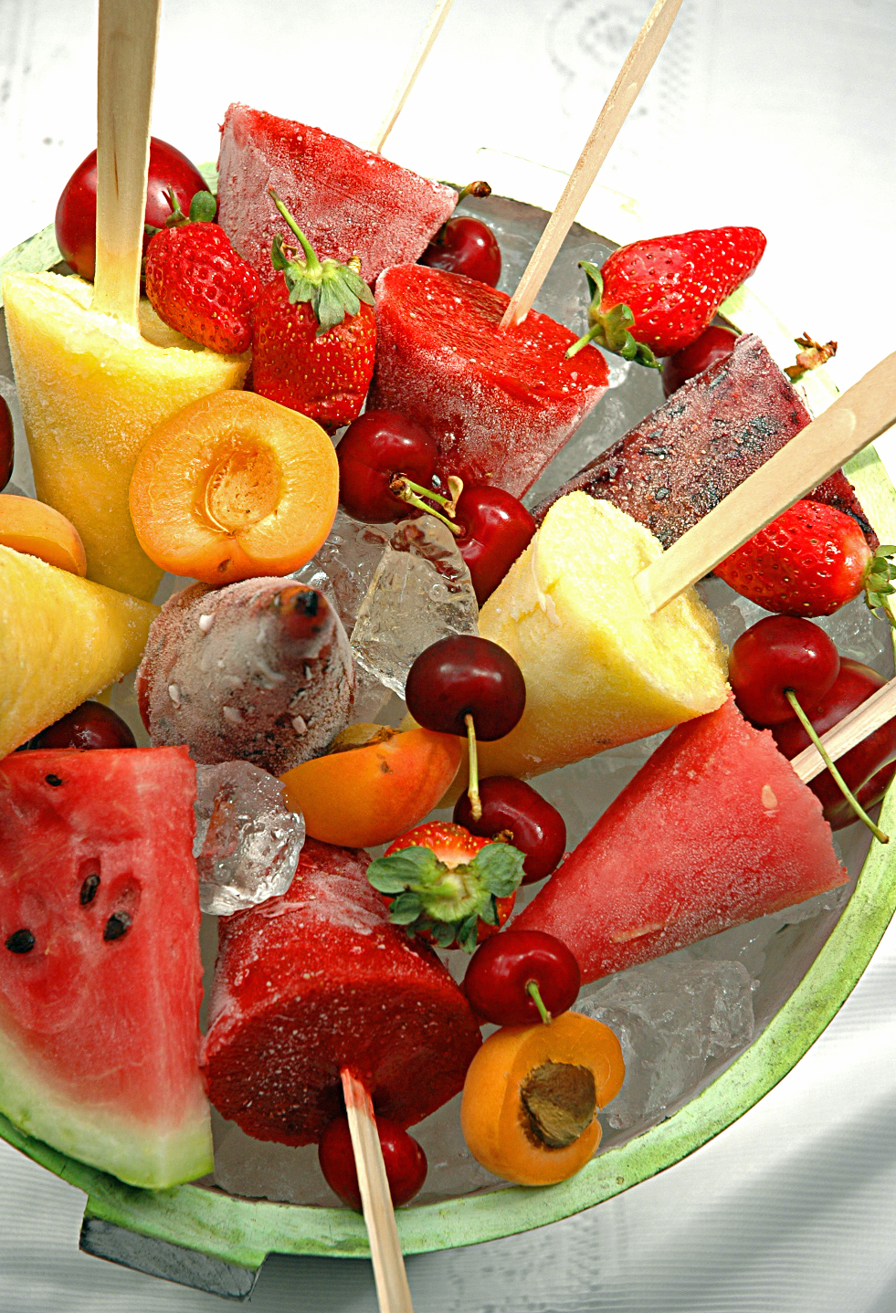 Countdown to Christmas Menu Festive Fruit Lollies My Easy Cooking