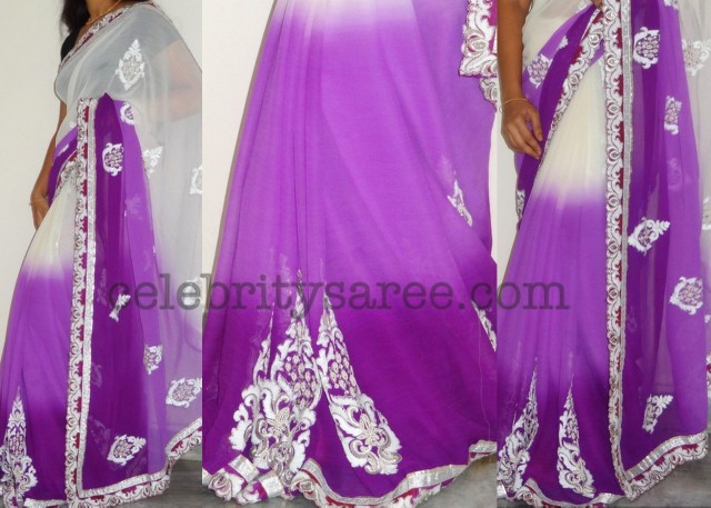 Cardian Work Net Sarees