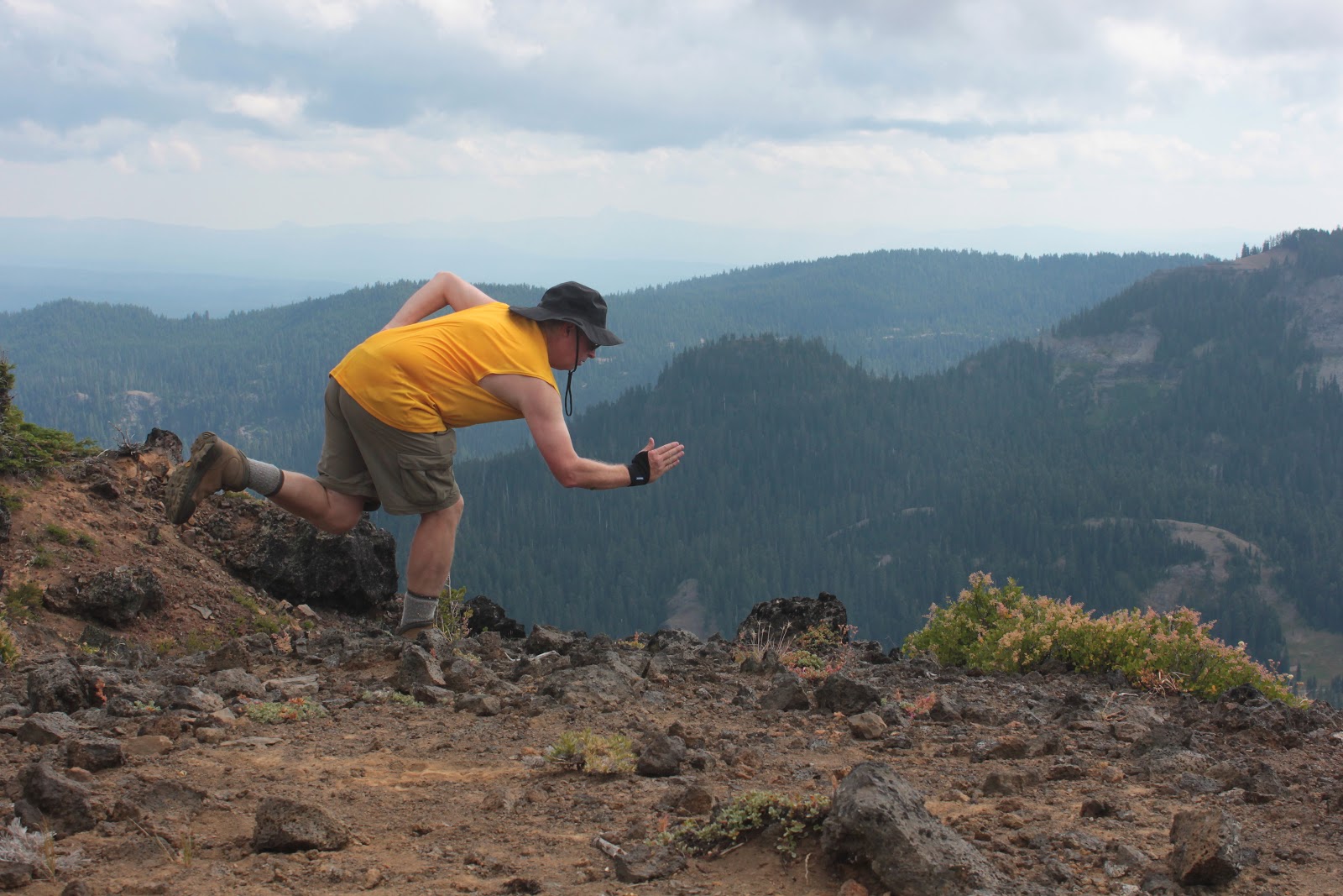 Richard Hikes Rattlesnake Mountain