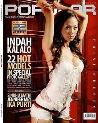 Indah Kalolo Popular - Sexy Celebrity for Magazine photoshoot