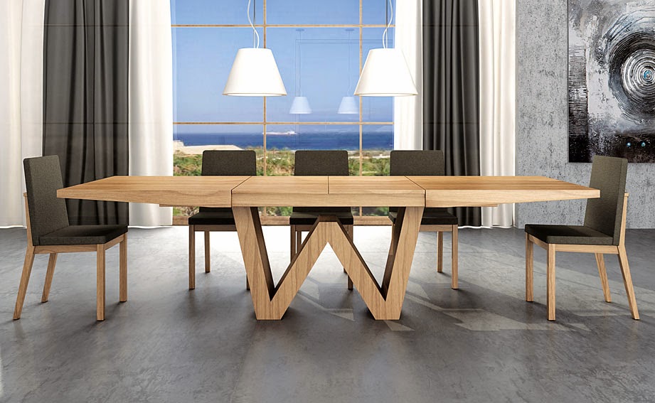Mesas de comedor: 4 mesas de comedor extensibles de diseÃo moderno ...