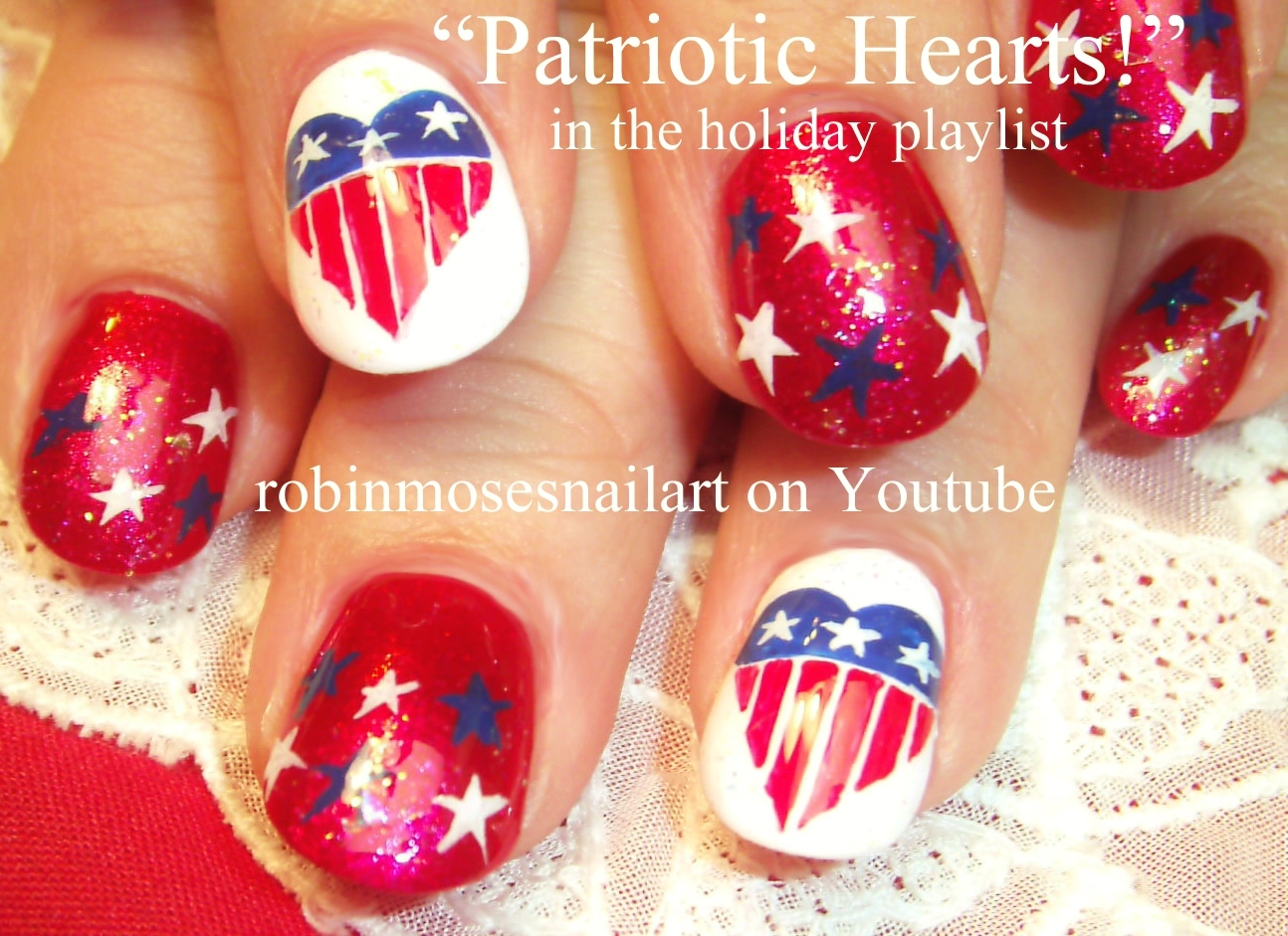 2. Red, White, and Blue Nail Art Ideas for Independence Day - wide 7