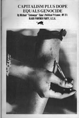 black panther party anti drug pro political revolution flier