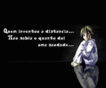 QUEM INVENTOU A SAUDADE???