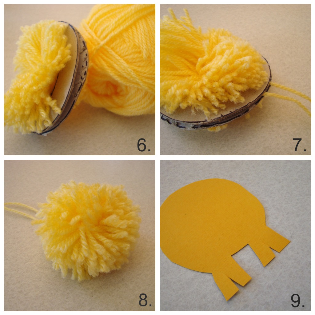 mousehouse pom pom easter chicks