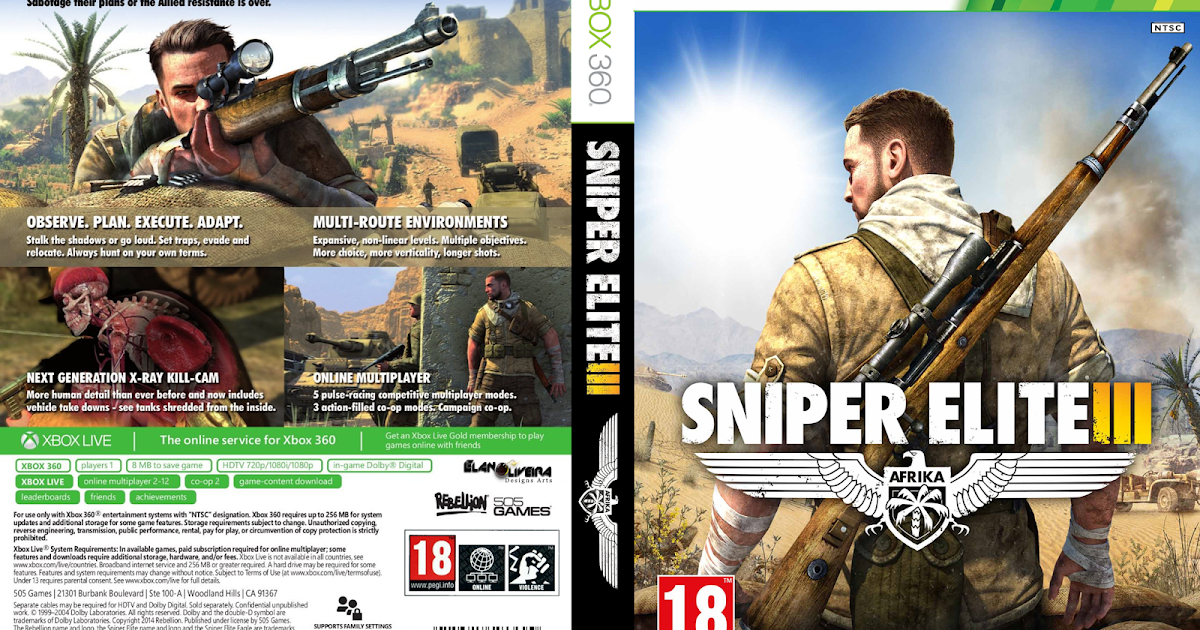 sniper elite 4 deluxe edition xbox 1