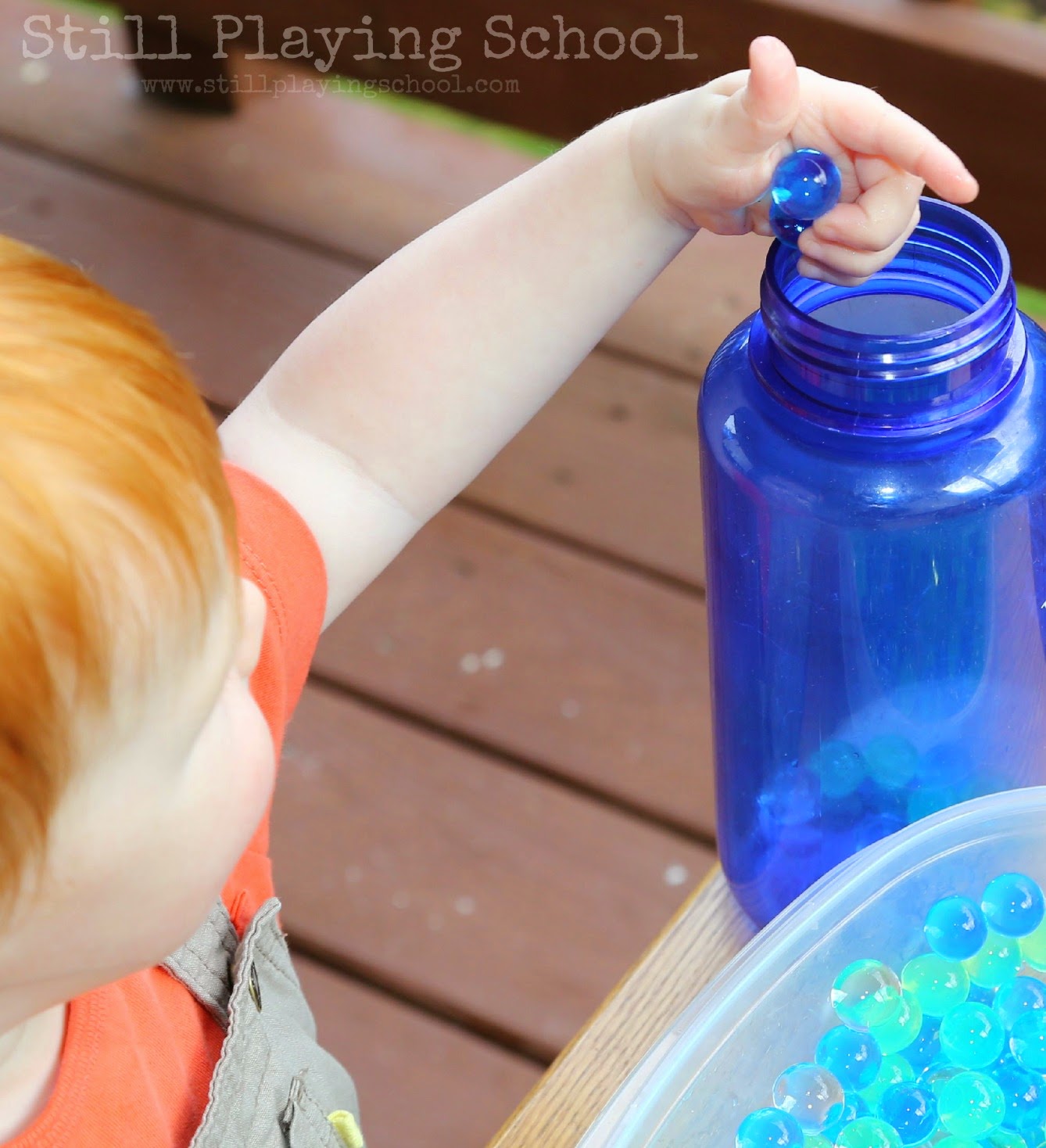 Fine Motor Fun with Water Beads Still Playing School