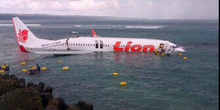 Pesawat Lion Air Jatuh di Laut, Tidak Ada Korban Jiwa