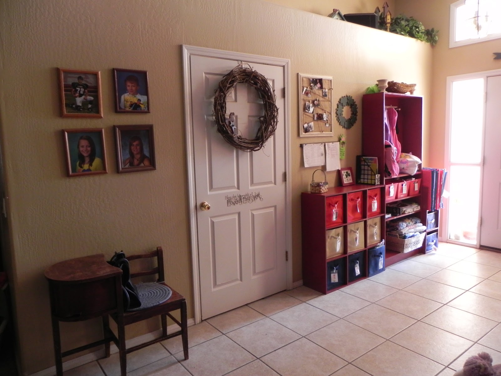 The Messy Roost Bookcase to Launch Pad/Daycare Zone