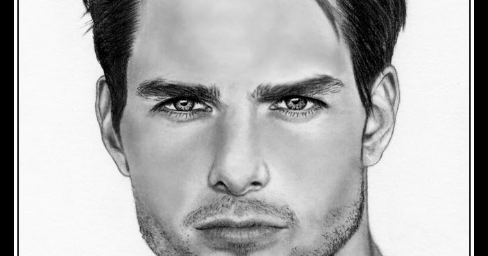 El Retrato Y Mi Lápiz: Tom Cruise Tom Cruise