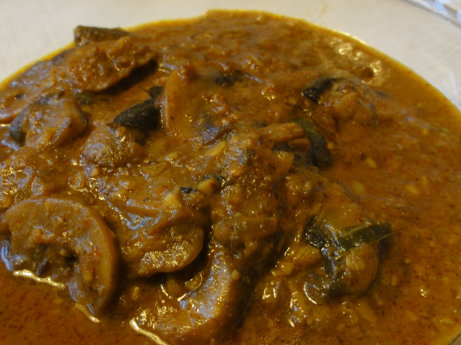 Rathai's Recipes Mushroom curry