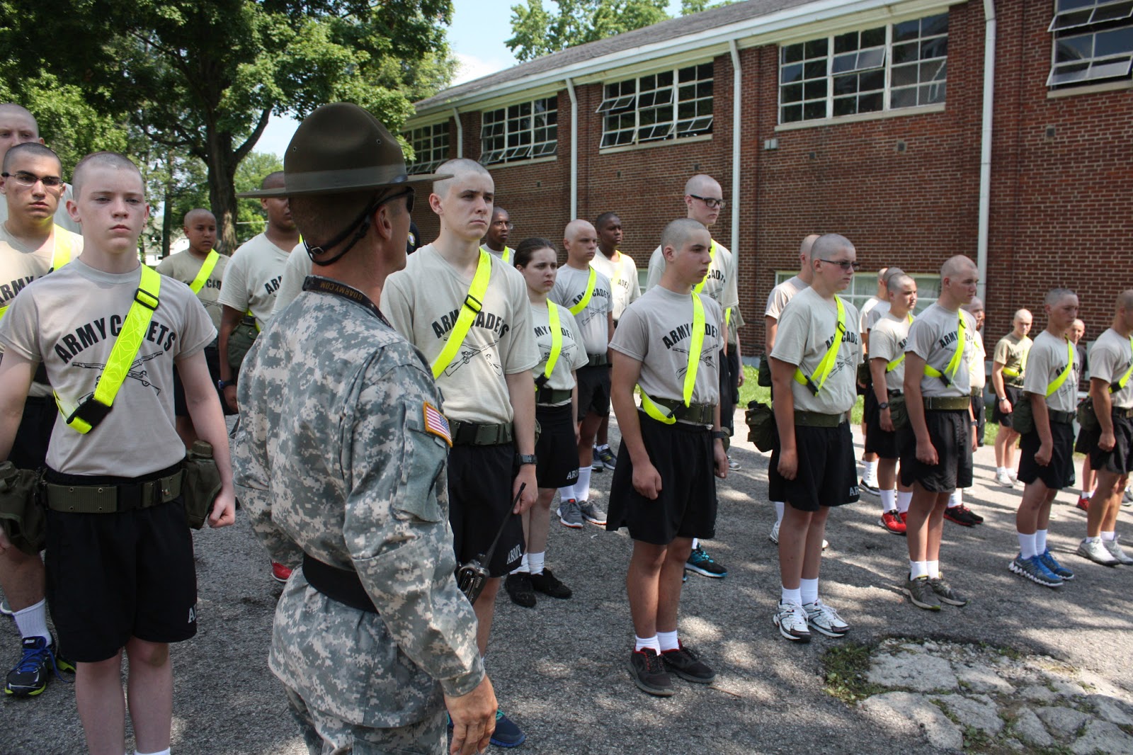 U.S. Army Cadet Corps Drill and Ceremony Practice