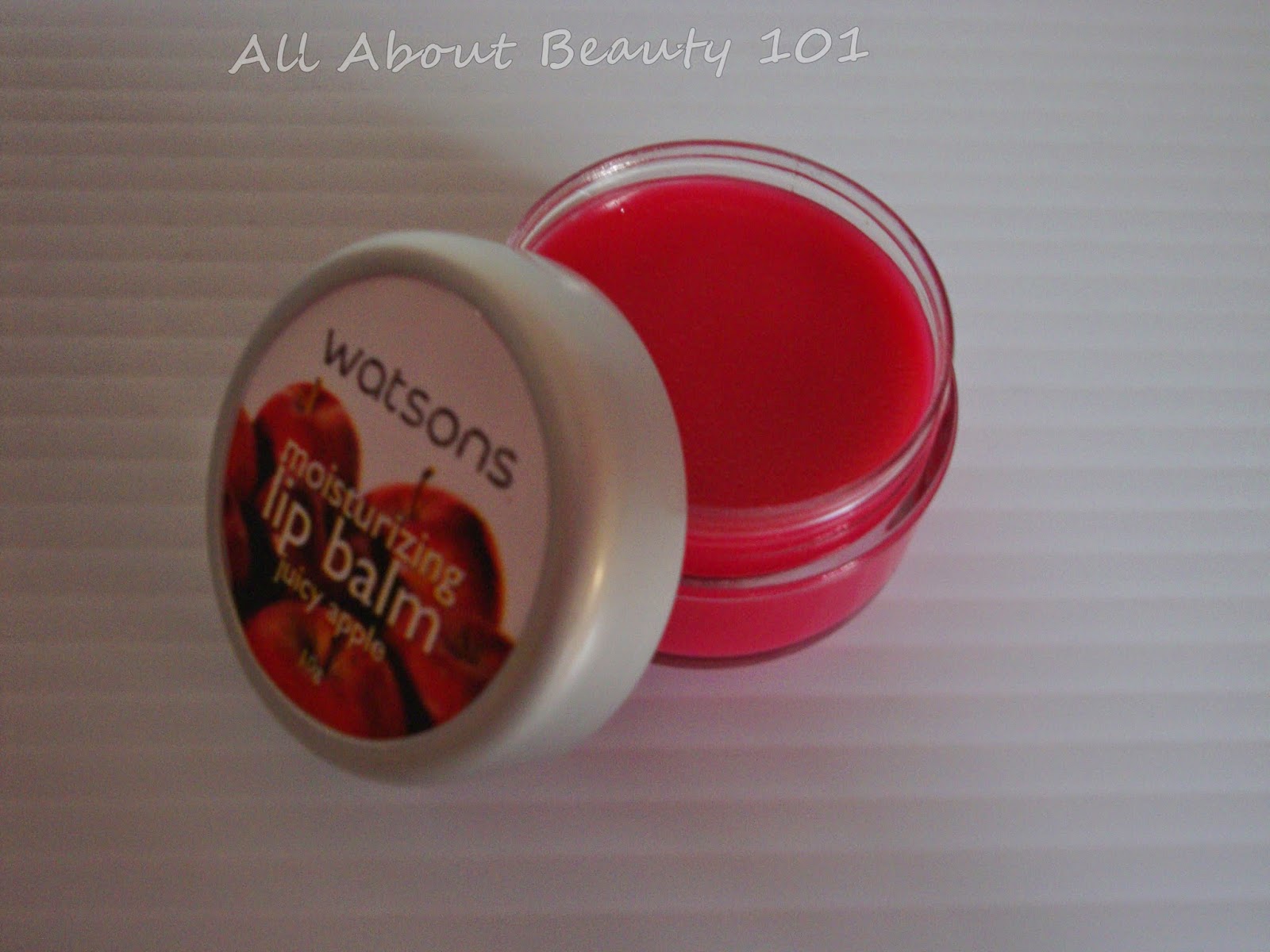 Beauty Book Watson's Lip Balm, Pond's, Nichido All About Beauty 101